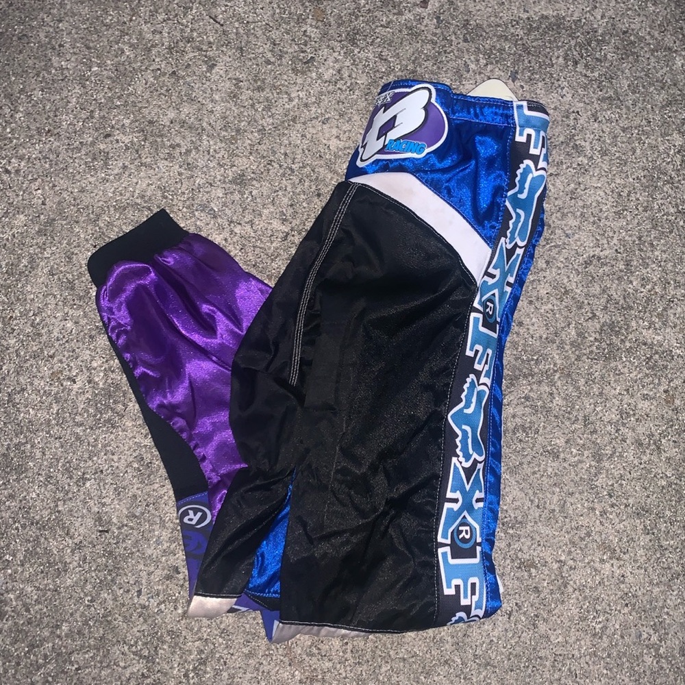 -SOLD ON DEPOP- vintage fox racing pants!!!